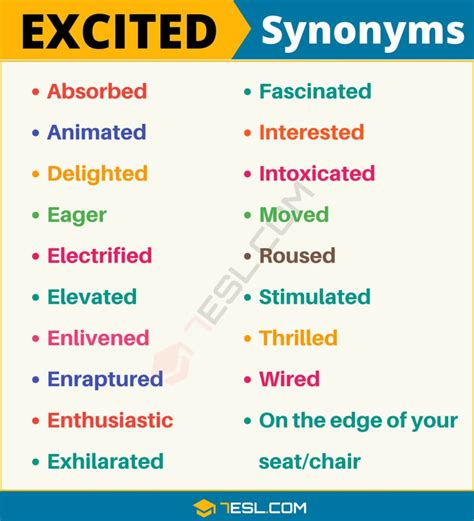 excited antonyms|EXCITED .